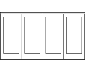 Bi-fold patio door